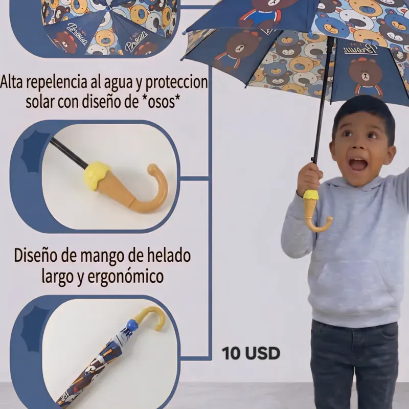 Sombrillas para niños y niñas