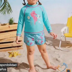 Traje de baño caballito de mar 🐚 verde