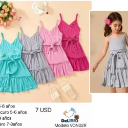 Vestidos elastizados para niñas