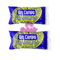 2 paquete de Chicharos Verde partidos 1 lbs c/uno