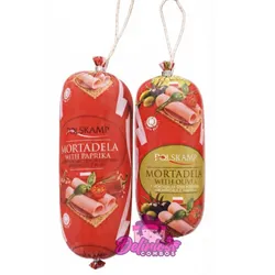 2 Tubos de Mortadela (Con aceitunas y con pimiento dulce)