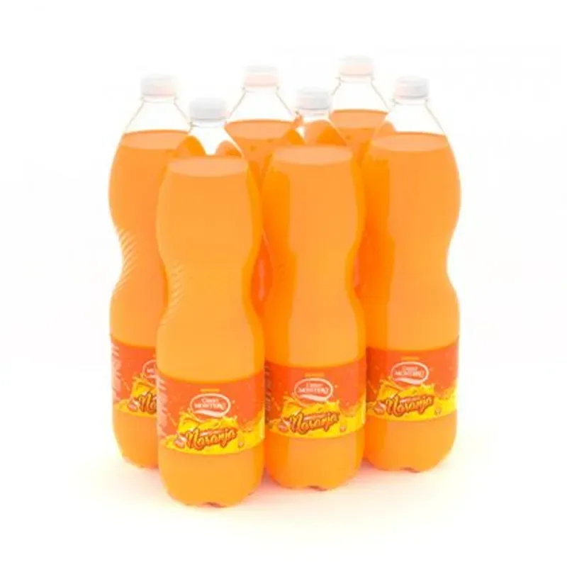 6 Pomos de Refresco Naranja 🍊