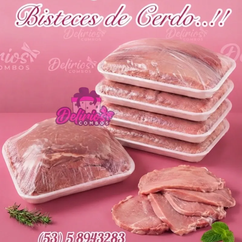 Bandeja de Bisteces de 4 lbs