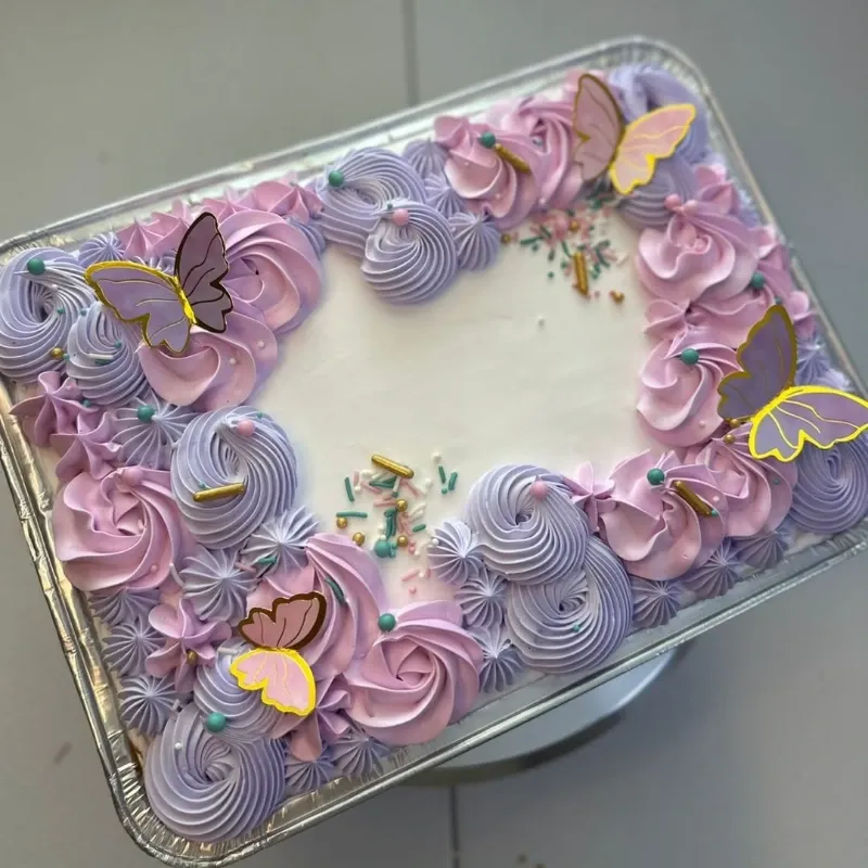 Bandejas de Pastel 3 leche cubierto con nata