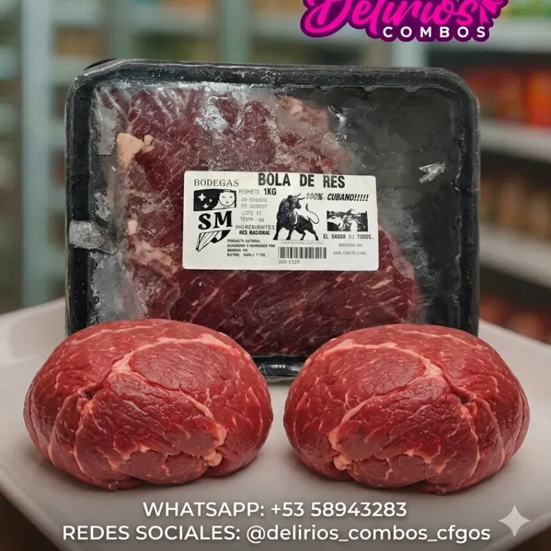 Bola de Res 1 kg (Calidad Premium)