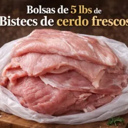 Bolsas de 5 lbs dd Bisteces de Cerdo 