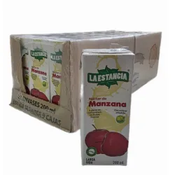 Caja de Jugo "La Estancia " Manzana 