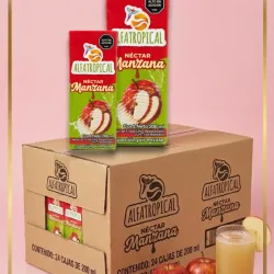 Caja de jugo de Manzana