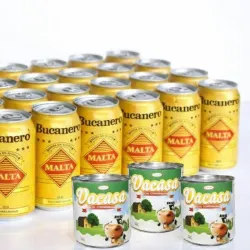 Caja de Malta + 3 leche Condensada
