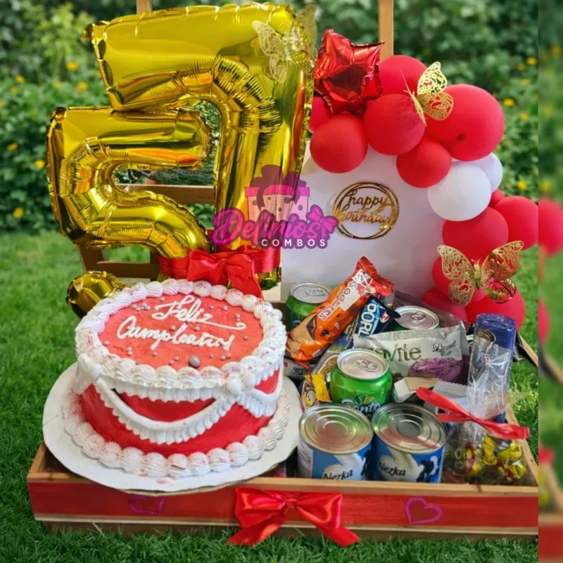 Caja de Regalo Super Grande con Cake