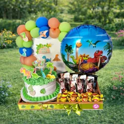 Caja Grande Temática + Pastel y confituras
