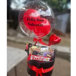 Cajita con confituras y globo burbuja