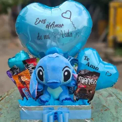 Cajita con Stich y confituras 💙🧸