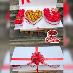 Cajita de I ❤️ U con bombones 🌹