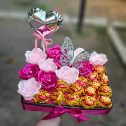 Cajita de Rosas y Bombones