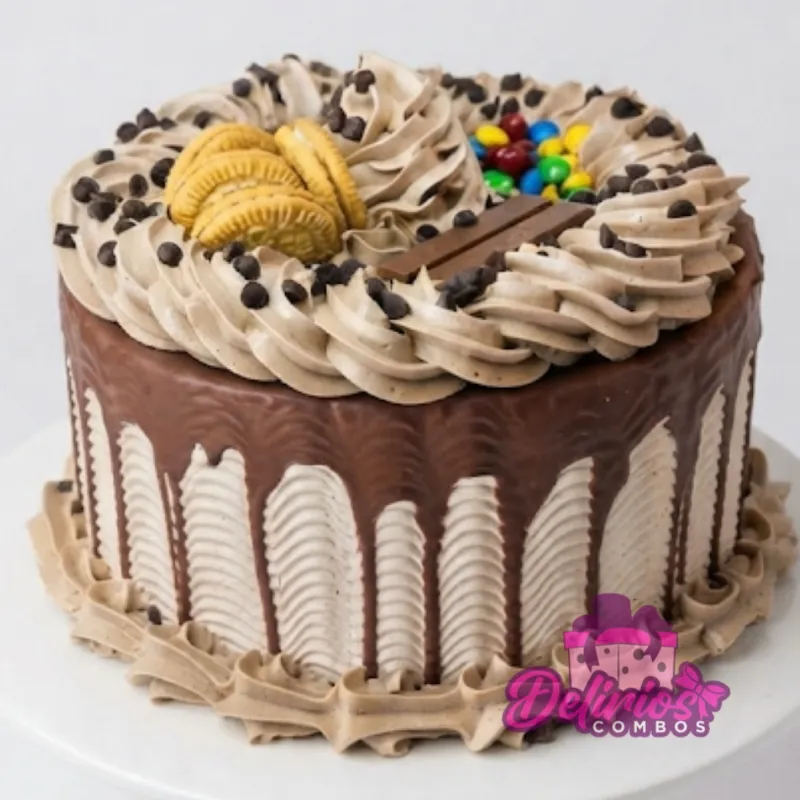 Cake cubierto de Chocolate + Confituras 🍫