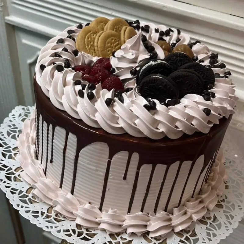 Cake cubierto de Chocolate + Confituras 🍫