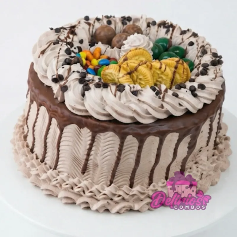 Cake cubierto de Chocolate + Confituras 🍫