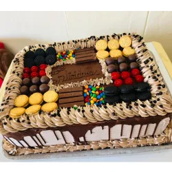 Cake de Bandeja Grande de Chocolate Premium🍫