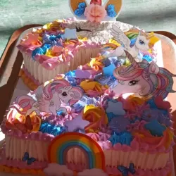 Cake de Números #s temático 