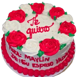 Cake sencillo decorado 