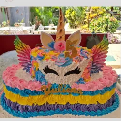Cake tematica grande unicornio 
