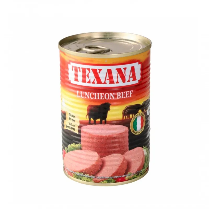 Carne de res enlatada tipo spam Texana