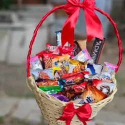 Cesta de confituras Roja