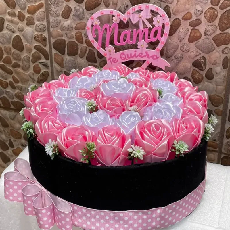 Cesta de Rosas Eternas 