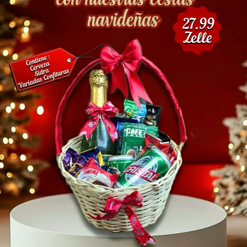 Cesta Navideña 🧺🍾🥂