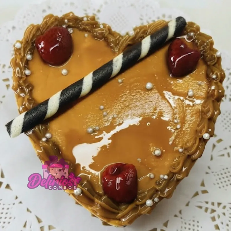 Chocoflan de Corazón (pequeño)