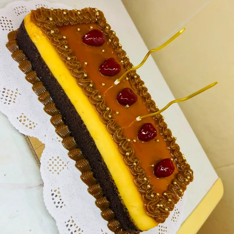 Choco Flan Rectangular