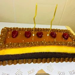 Choco Flan Rectangular