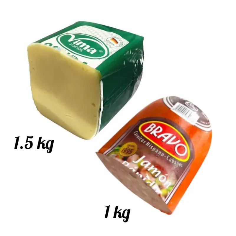 Conjunto de Jamón Bravo y Queso Gouda 