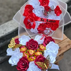 Conjunto de Ramo y Caja de bombones