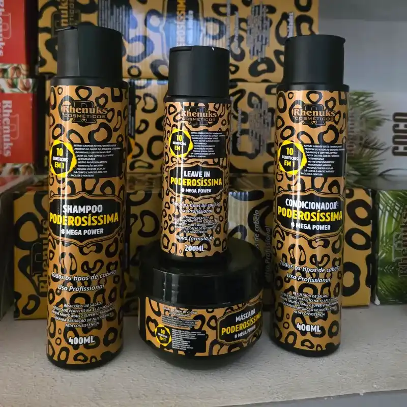 Conjunto de Shampoo, Acondicionador, Tratamiento Capilar y sellador