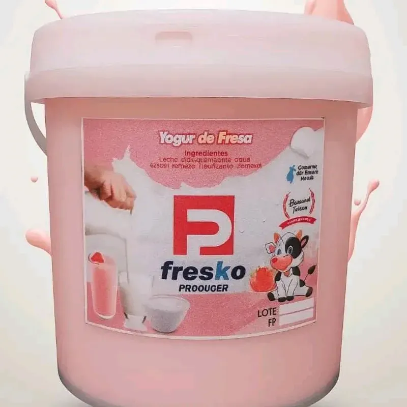 Cubetas de Yogurt de Fresa 4.5 litro (Fresko)