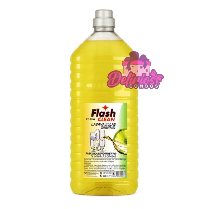 Detergente Liquido de Limón 2 Litros