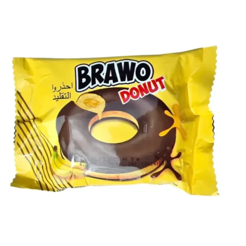 Donas Bravo de chocolate y plátanito