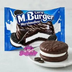 Galleta con Malvadisco (Lucy M. Burger Marshmallow)