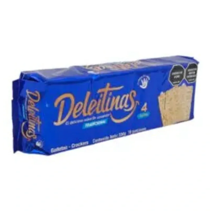 Galletas Deleitinas (Semidulce) 4 tacos