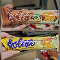 Galletica hola vainilla y Chocolate 