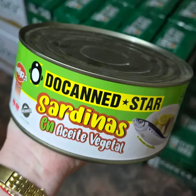 Latas de Sardinas en Aceite Vegetal 1kg
