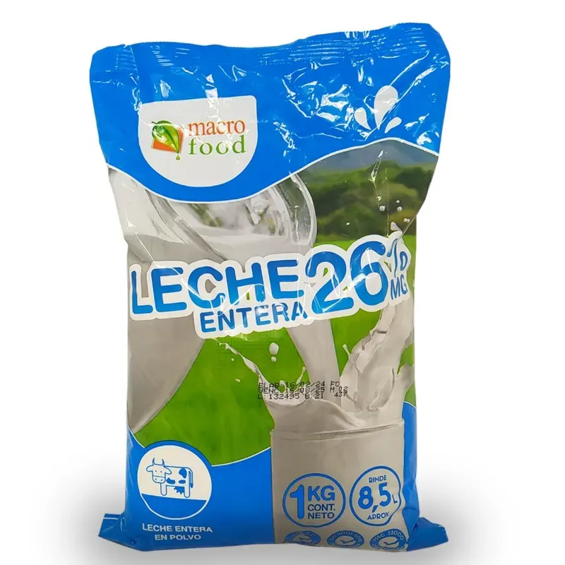 Leche entera en polvo 