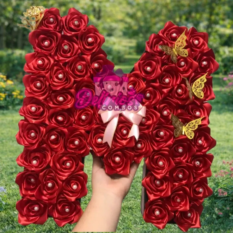 Letras Grande de rosas eternas