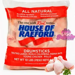 Paquete de Muslos de pollo 10 lb (4.5 kg) 
