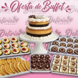 Oferta de Buffet con Chocoflan (2 niveles)