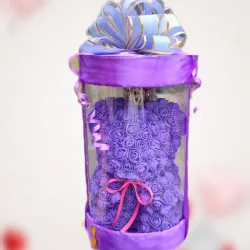 Oso de Rosas Morado 💜