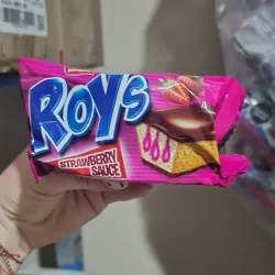 Panque de fresa y chocolate Roys