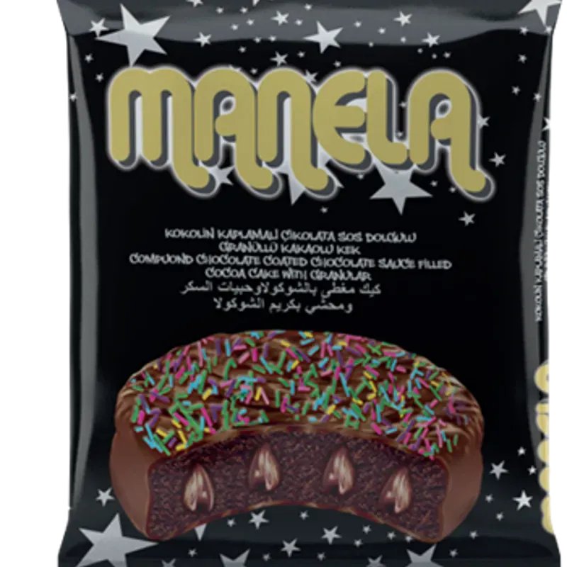 Panque Manela de Chocolate entero con Grajeas
